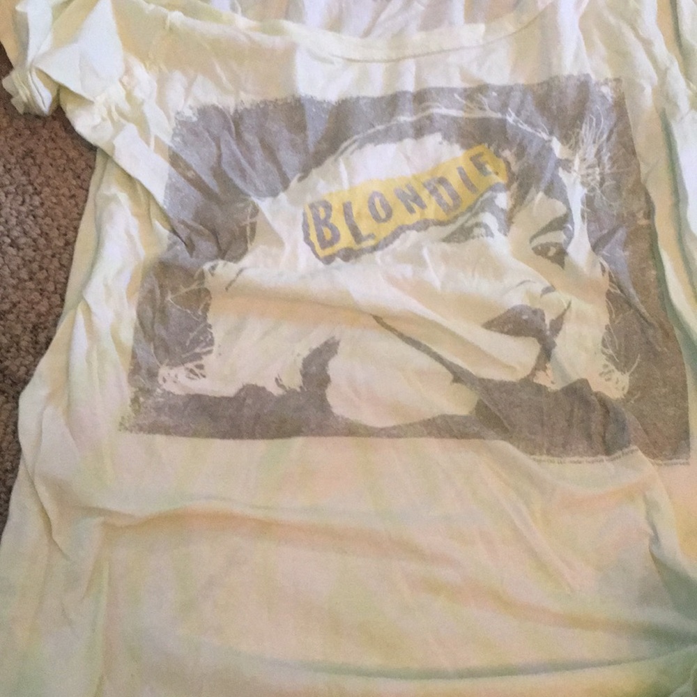 Neon yellow blondie chaser t-shirt